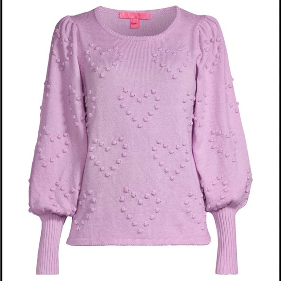 Lilly Pulitzer Kippa Heart Sweater - Picture 1 of 9